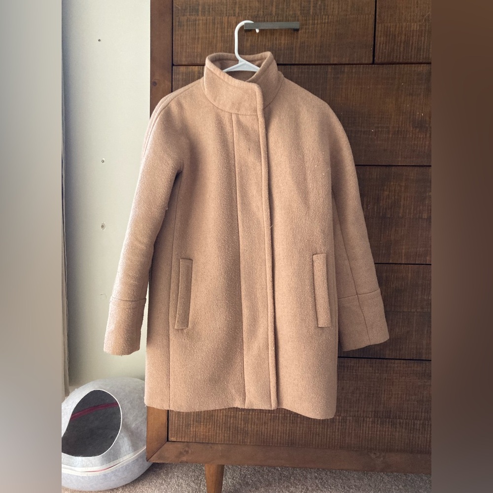 J.crew camel jacket in size 4